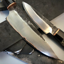 Laden Sie das Bild in den Galerie-Viewer, Laminierter Stahl, „San Mai“ Forge Billet für die professionelle Messerherstellung. Art. 9.057