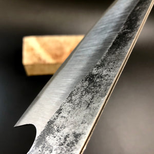 Hoja única de acero laminado "San Mai" en blanco para la fabricación de cuchillos profesionales. #9.172