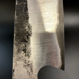 Hoja única de acero laminado "San Mai" en blanco para la fabricación de cuchillos profesionales. #9.172