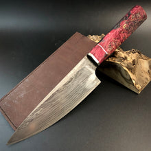 Load image into Gallery viewer, CHEF 160 mm, Forged Kitchen Knife, Japanese Style, Stainless Steel, Author&#39;s work. #6.055