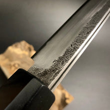 Cargar imagen en el visor de la galería, HUNTING Forged Universal Knife 134 mm, Japanese Style, San Mai Steel, Author&#39;s work, Single copy.