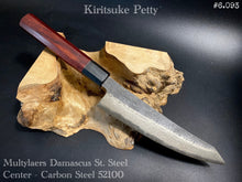 Load image into Gallery viewer, KIRITSUKE 147 mm, Multilayer steel, Kitchen Knife Japanese Style, Author&#39;s work. #6.093