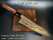 Laden Sie das Bild in den Galerie-Viewer, CHEF 200 mm, Japanese Style Kitchen Knife, Author&#39;s work, Single copy