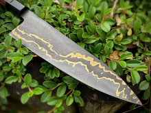 Laden Sie das Bild in den Galerie-Viewer, CHEF 200 mm, Japanese Style Kitchen Knife, Author&#39;s work, Single copy. 6