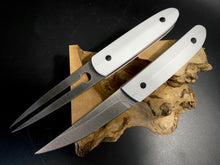 Load image into Gallery viewer, KWAIKEN, Japanese Style. Set Steak &amp; BBQ Knife and Fork, Steel D2. #6.098