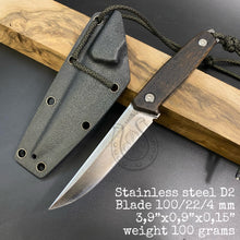 Cargar imagen en el visor de la galería, Knife Hunting, EDC, Stainless Steel, Pocket Fixed Blade. Limited Edition