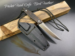 Knife Hunting, EDC, Stainless Steel, Pocket Fixed Blade. Limited Edition
