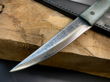 Laden Sie das Bild in den Galerie-Viewer, KWAIKEN, Japanese Style Kitchen and Steak Knife, Steel D2, HRC 61. #6.059