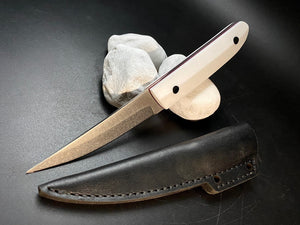 KWAIKEN, Japanisches Küchen- und Steakmesser, handgeschmiedet, Stahl D2. #6.102