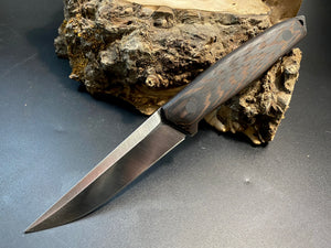 Knife "Feather" Hunting, EDC, Stainless Steel, Pocket Fixed Blade. Limited Edition.