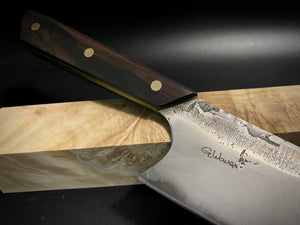 CHEF 240 mm, Küchenmesser französischer Stil, San Mai Stahl, Autorenarbeit. #6.104