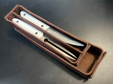 Load image into Gallery viewer, KWAIKEN, Japanese Style. Set Steak &amp; BBQ Knife and Fork, Steel D2. #6.066