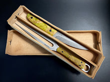 Cargar imagen en el visor de la galería, KWAIKEN, Japanese Style. Set Steak &amp; BBQ Knife and Fork, Steel D2. #6.070