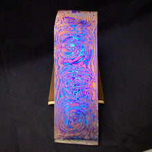 Load image into Gallery viewer, TITANIUM DAMASCUS Billet, 3 Alloys, 6.7 mm. Hand Forge Crafting. US Stock. #16.039