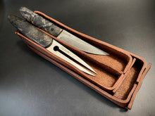 Load image into Gallery viewer, KWAIKEN, Japanese Style. Set Steak &amp; BBQ Knife and Fork, Steel D2. #6.071