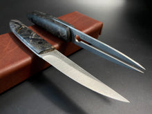 Load image into Gallery viewer, KWAIKEN, Japanese Style. Set Steak &amp; BBQ Knife and Fork, Steel D2. #6.071