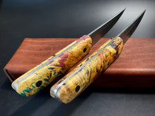 Laden Sie das Bild in den Galerie-Viewer, KWAIKEN, Japanese Style. Set 2 pieces Steak Knives, Steel D2. #6.072