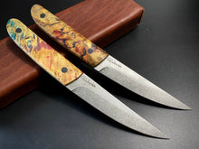 Load image into Gallery viewer, KWAIKEN, Japanese Style. Set 2 pieces Steak Knives, Steel D2. #6.072