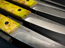 Cargar imagen en el visor de la galería, KWAIKEN BBQ Set 3 pieces Steak Knives &amp; Fork, Steel D2. #6.073