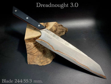 CHEF 244 mm, Küchenmesser französischer Stil, Cu Mai Stahl, Autorenarbeit. #6.109
