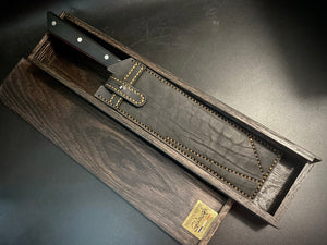 CHEF 244 mm, Kitchen Knife French Style, Cu Mai Steel, Author's work. #6.109