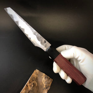 HANKOTSU 125 mm, meilleur couteau de cuisine de style japonais, acier forgé San Mai, travail d'auteur.