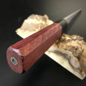 HANKOTSU 125 mm, meilleur couteau de cuisine de style japonais, acier forgé San Mai, travail d'auteur.