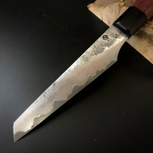 HANKOTSU 125 mm, meilleur couteau de cuisine de style japonais, acier forgé San Mai, travail d'auteur.