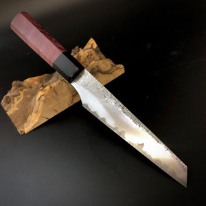 HANKOTSU 125 mm, meilleur couteau de cuisine de style japonais, acier forgé San Mai, travail d'auteur.