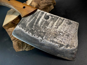 HATCHET Hand Forged, Kitchen Chopping Axe, Meat Cleaver "MESOZOIC"