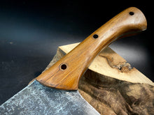 Load image into Gallery viewer, HATCHET Hand Forged, Kitchen Chopping Axe, Meat Cleaver &quot;MESOZOIC&quot;