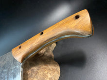 Load image into Gallery viewer, HATCHET Hand Forged, Kitchen Chopping Axe, Meat Cleaver &quot;MESOZOIC&quot;