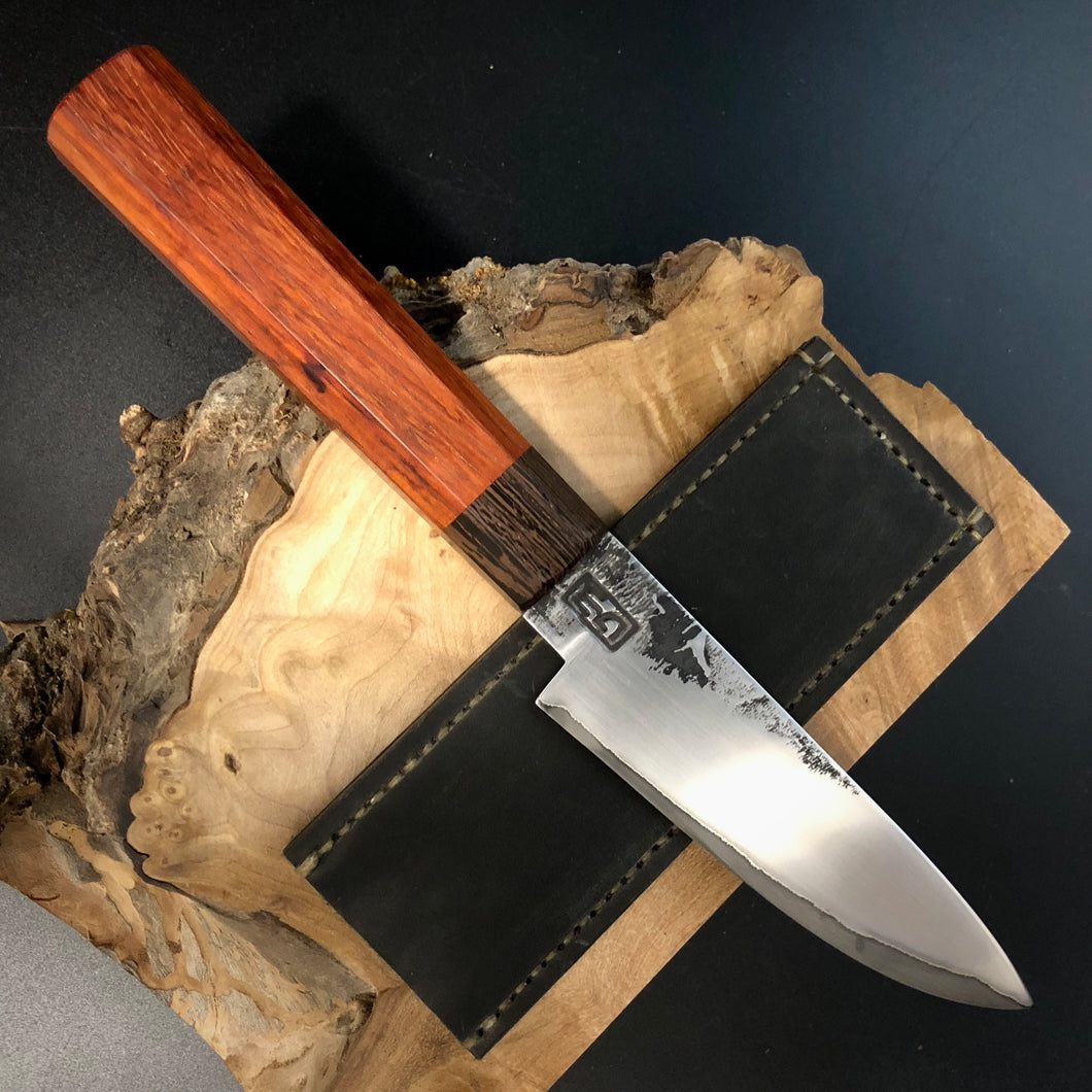 PETTY 110 mm, Best Kitchen Knife Japanese Style, San Mai Steel, Author's work. #6.048