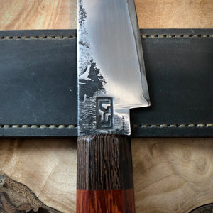 PETTY 110 mm, Best Kitchen Knife Japanese Style, San Mai Steel, Author's work. #6.048