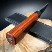 Charger l&#39;image dans la galerie, PETTY 110 mm, Best Kitchen Knife Japanese Style, San Mai Steel, Author&#39;s work. #6.048