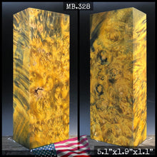 Charger l&#39;image dans la galerie, MAPLE BURL Stabilized Wood, RARE COLORS, Blanks for Woodworking. USA Stock.