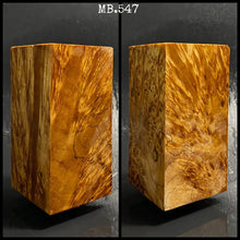 Load image into Gallery viewer, MAPLE BURL Stabilized Wood, NATURAL COLOR, Blanks for Woodworking. France Stock.
