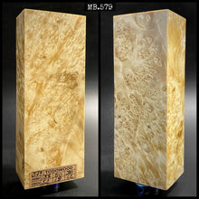 Load image into Gallery viewer, MAPLE BURL Stabilized Wood, NATURAL COLOR, Blanks for Woodworking. France Stock.