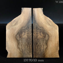 Charger l&#39;image dans la galerie, WALNUT BURL Wood Very Rare, Set 2 Blanks Mirrors for woodworking, crafting. France Stock.