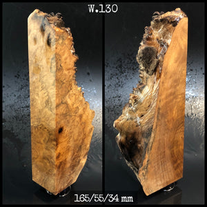 WALNUT BURL Wood, Live Edge Blanks for Crafting, Woodworking. France Stock.