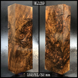 WALNUT BURL Wood Very Rare, Blank for woodworking, knife making, crafting.