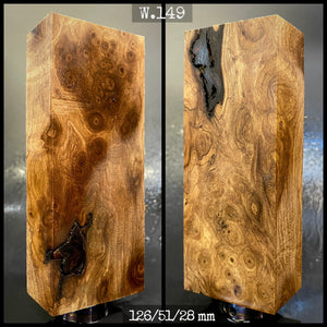 NOIX BURL Wood Very Rare, Blank pour le travail du bois, la fabrication de couteaux, l'artisanat.