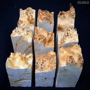 MAPLE BURL, Wood Hybrid Blocks for Stabilized and Epoxy Resin. DIY. France Stock. 3