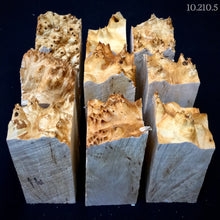 Charger l&#39;image dans la galerie, MAPLE BURL, Wood Hybrid Blocks for Stabilized and Epoxy Resin. DIY. France Stock. 6