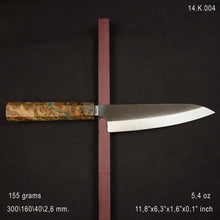 Load image into Gallery viewer, SANTOKU Japanese Style Kitchen Knife, Stainless Steel, Author&#39;s work, Single copy.