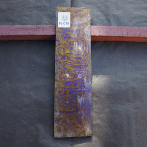 Titanium multi-layer billet, Three Alloys, hand forge for crafting. Art 16.019