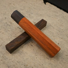 Load image into Gallery viewer, Wa-Handle Blank for kitchen knife, Japanese Style, Exotic Wood. Art 2.034