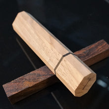 Charger l&#39;image dans la galerie, Wa-Handle Blank for kitchen knife, Japanese Style, Exotic Wood. Art 2.039.1