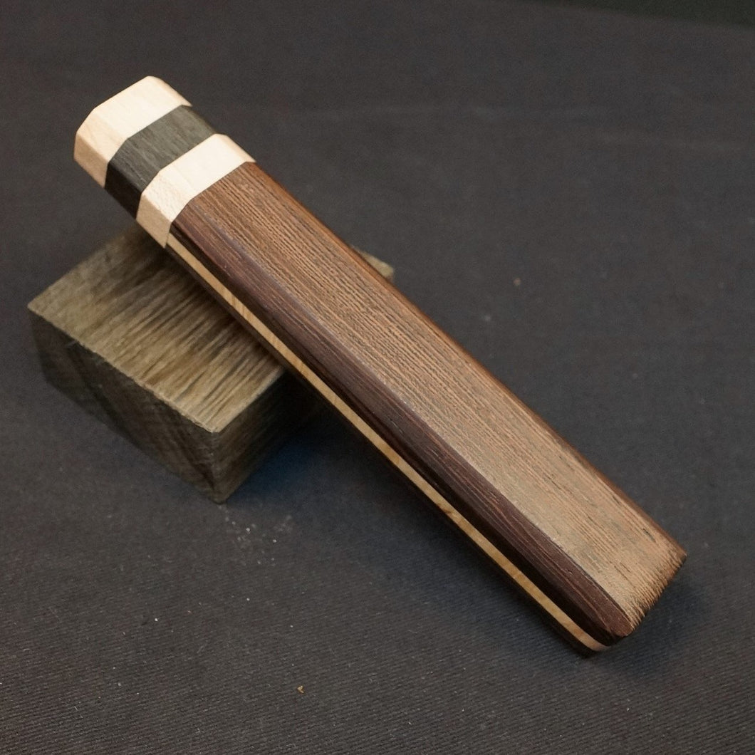 Wa-Handle Blank for Premium Kitchen Knife, Japanese Style, Exotic Wood. Art 2.040