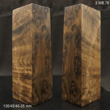 Load image into Gallery viewer, WALNUT BURL Stabilized Wood, Top Category, Blank for woodworking. Art 3.WB.78